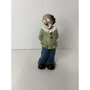 Vintage‎ Miniature Clown Figurine Gilde Clowns Clown with Flowers